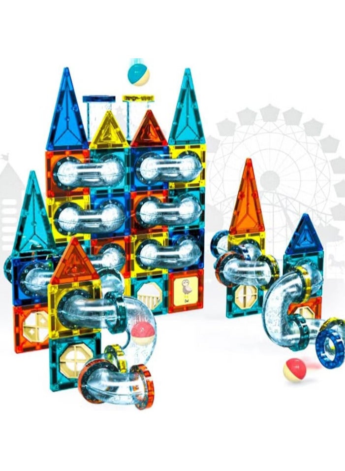 Magnetic Toys for Toddlers, Preschool Building Blocks, Trunk (42 Pieces). - Image 1